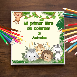 mi primer libro de colorear 3 Animales