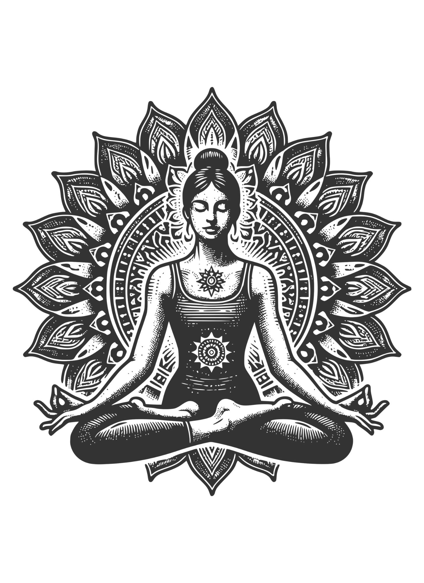Mándala de Meditación Zen